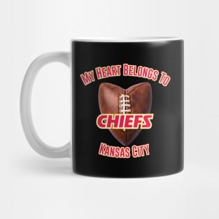 My Heart Belongs to the Kansas City Chiefs Mug